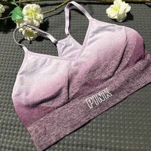 PINK Victoria's Secret Purple Gradient Sports Bra